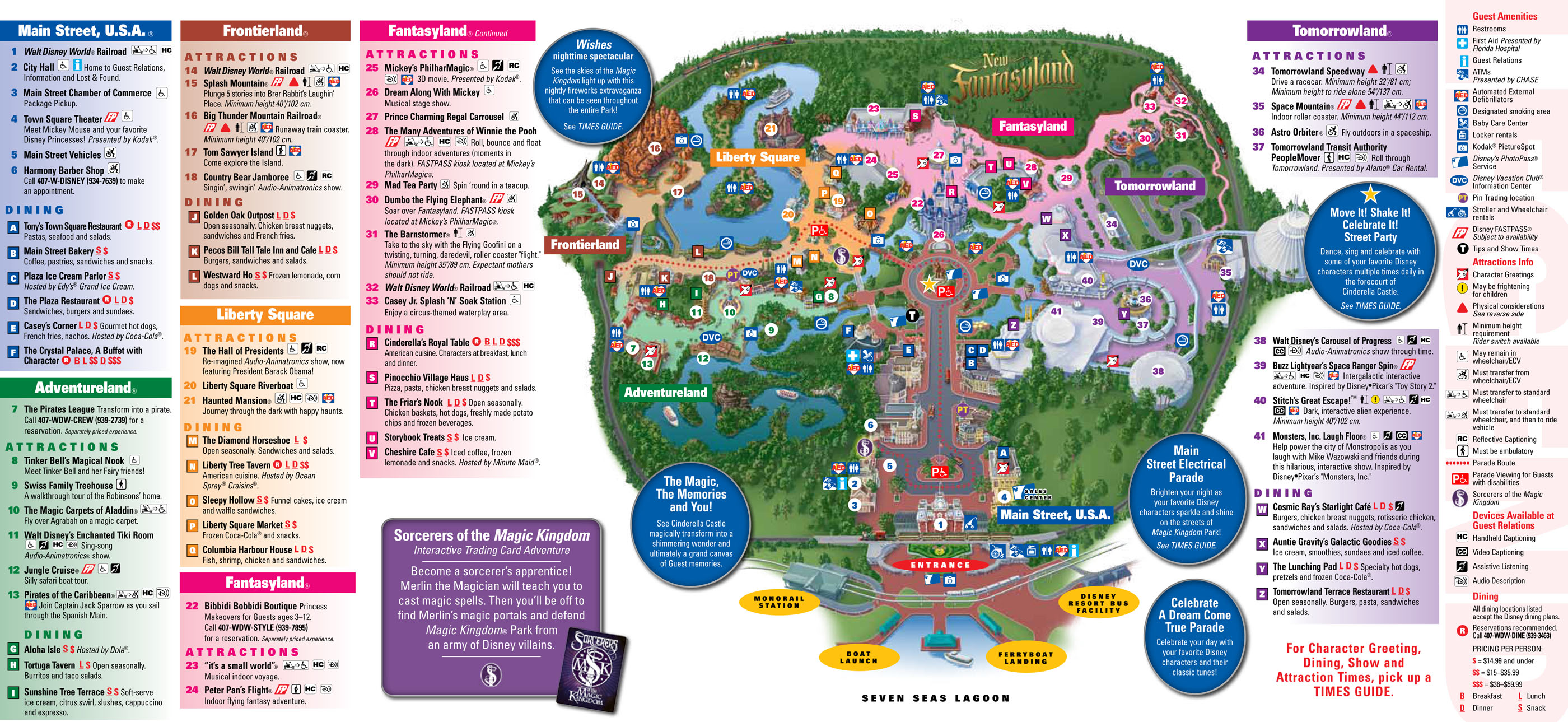 disney map magic kingdom 2017